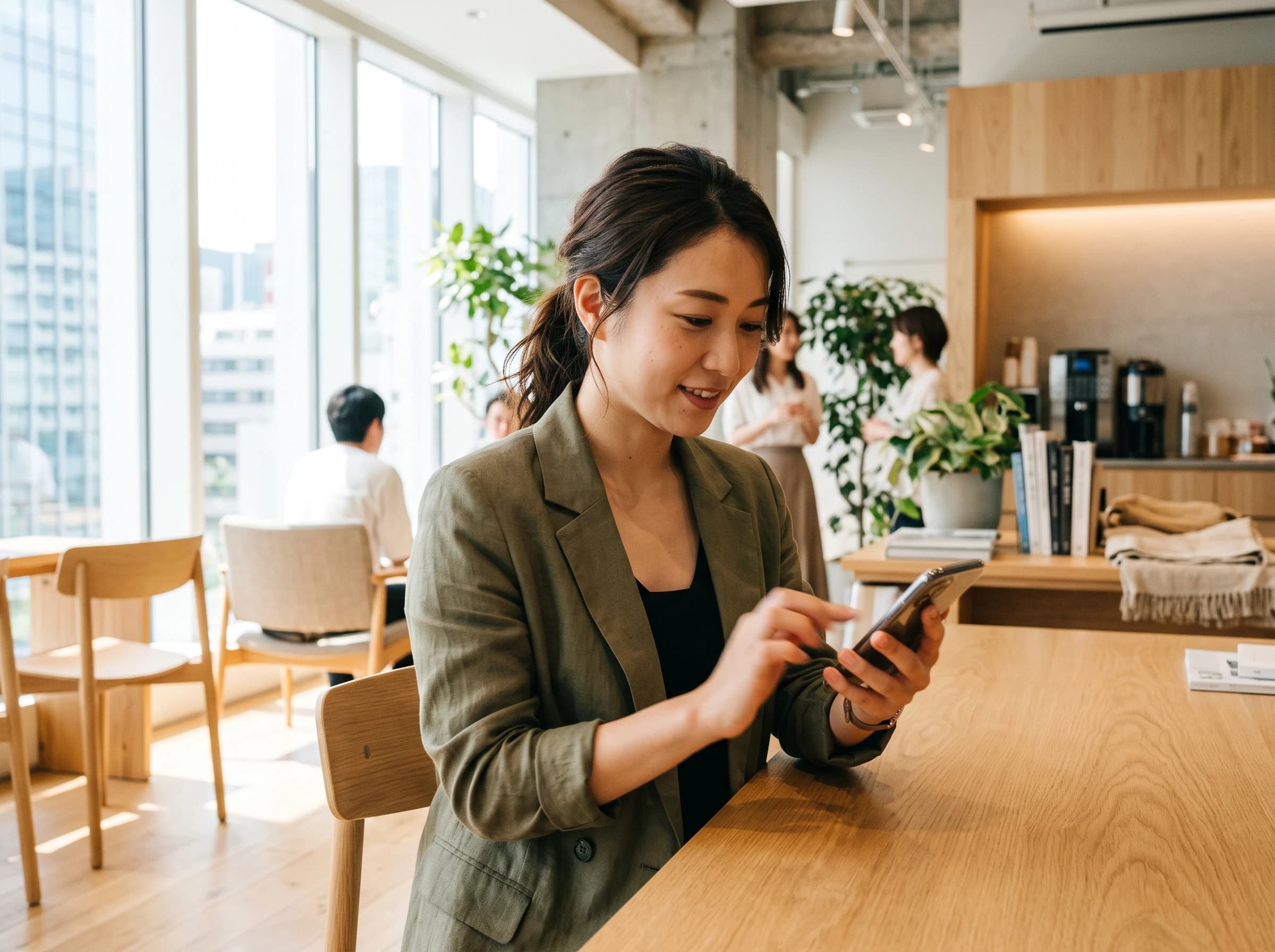 相談から提案まで迅速に進める様子